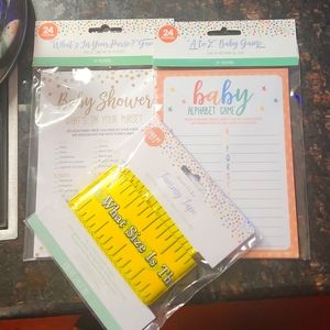 Lot of 3 unopened baby shower games